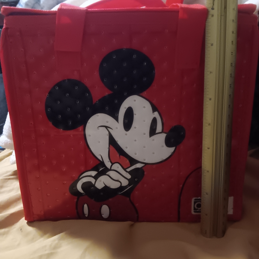 Red Mickey Mouse Insulated Tote